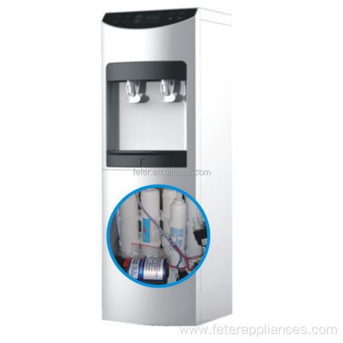 Direct drinking hot cold water dispenser with 5 stage